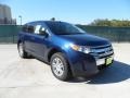 2012 Dark Blue Pearl Metallic Ford Edge SE  photo #1