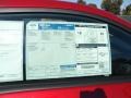 2012 Ford Mustang GT Coupe Window Sticker