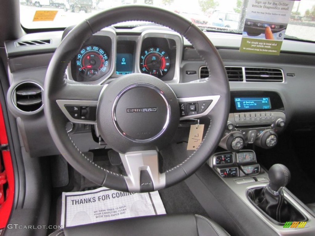 2010 Chevrolet Camaro SS/RS Coupe Black Steering Wheel Photo #55901239