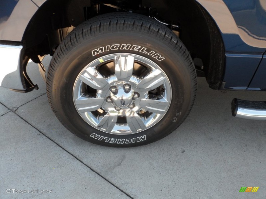 2011 F150 Texas Edition SuperCrew - Dark Blue Pearl Metallic / Steel Gray photo #11
