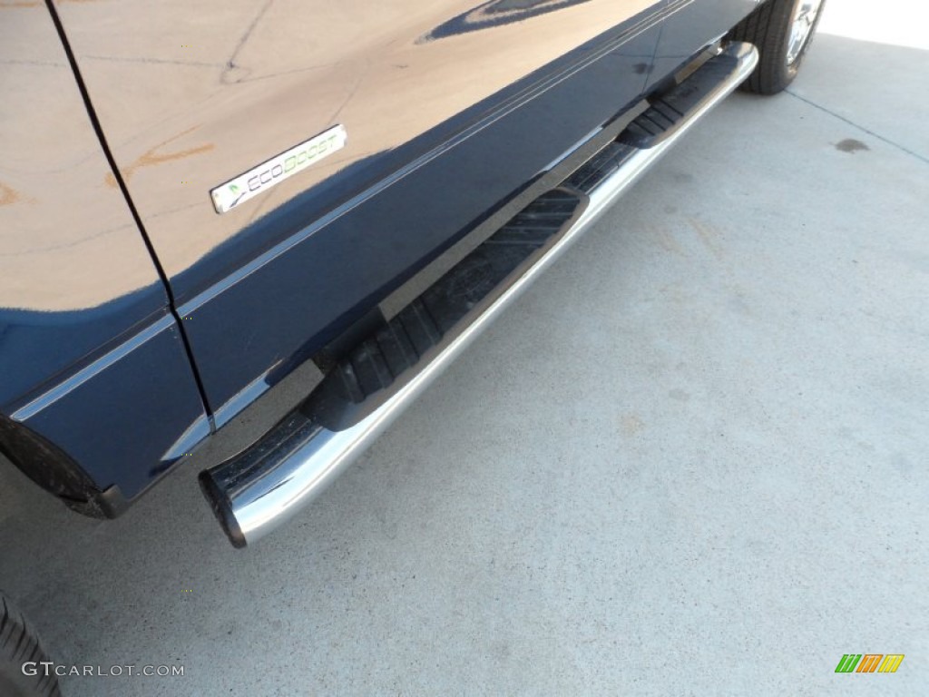 2011 F150 Texas Edition SuperCrew - Dark Blue Pearl Metallic / Steel Gray photo #12