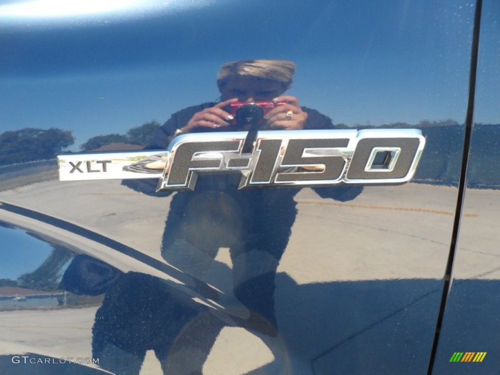 2011 F150 Texas Edition SuperCrew - Dark Blue Pearl Metallic / Steel Gray photo #13