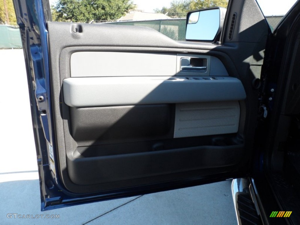 2011 F150 Texas Edition SuperCrew - Dark Blue Pearl Metallic / Steel Gray photo #24