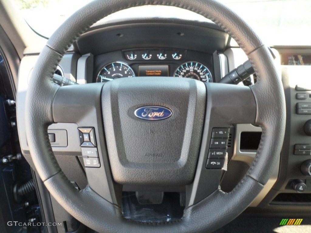 2011 F150 Texas Edition SuperCrew - Dark Blue Pearl Metallic / Steel Gray photo #34