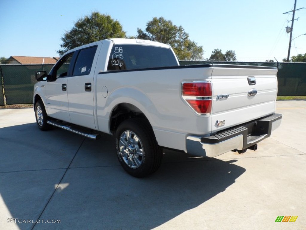 2011 F150 Texas Edition SuperCrew - Oxford White / Steel Gray photo #5