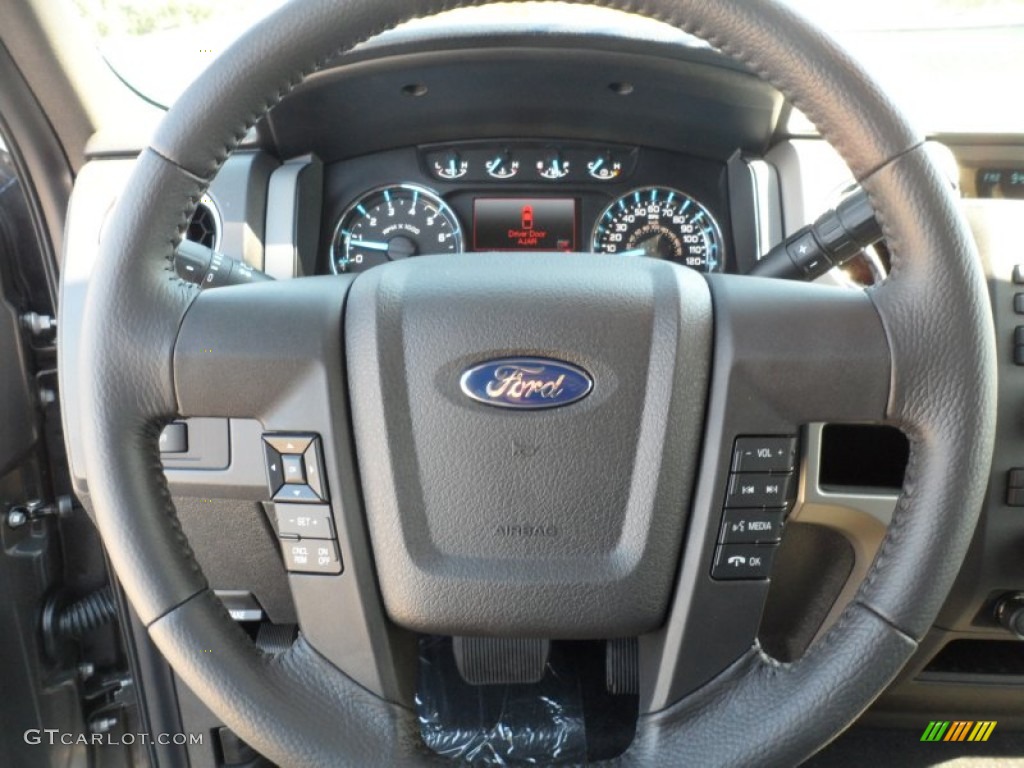 2011 F150 XLT SuperCrew 4x4 - Sterling Grey Metallic / Steel Gray photo #35