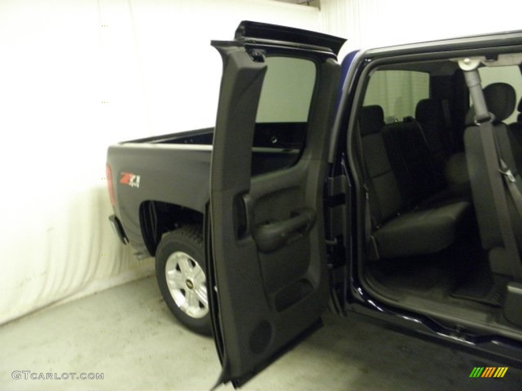 2012 Silverado 1500 LT Extended Cab 4x4 - Imperial Blue Metallic / Ebony photo #9