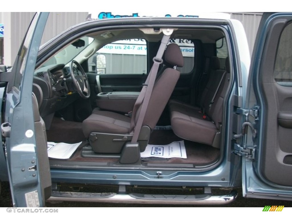 Ebony Interior 2010 Chevrolet Silverado 2500HD LT Extended Cab 4x4 Photo #55903837