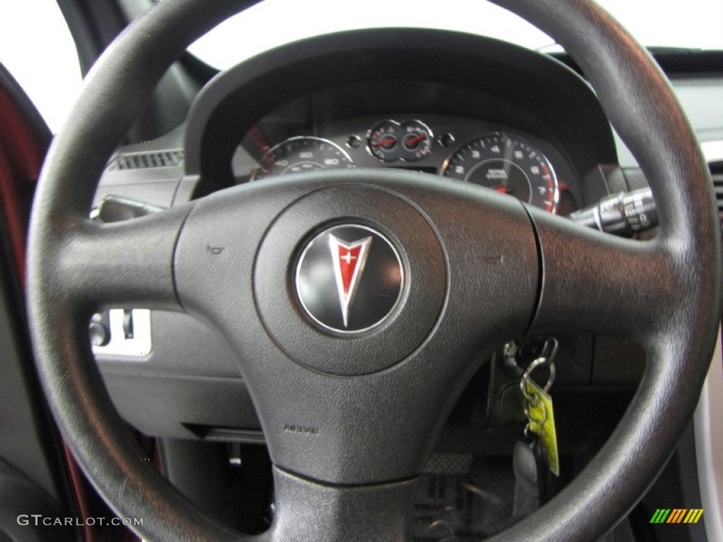 2007 Pontiac Torrent AWD Ebony Steering Wheel Photo #55904245
