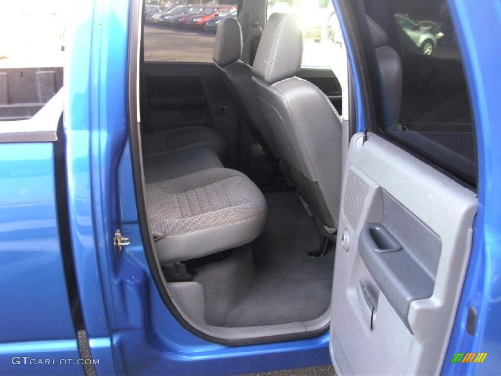 2007 Ram 1500 ST Quad Cab - Electric Blue Pearl / Medium Slate Gray photo #10