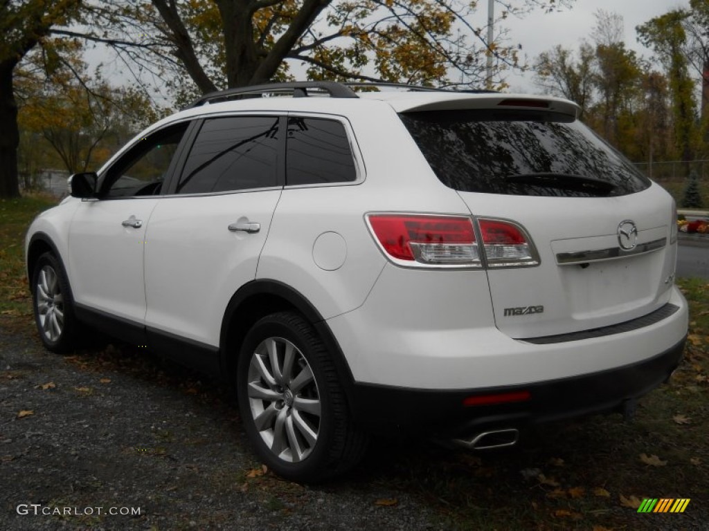 Crystal White Pearl Mica 2009 Mazda CX-9 Grand Touring AWD Exterior Photo #55904809