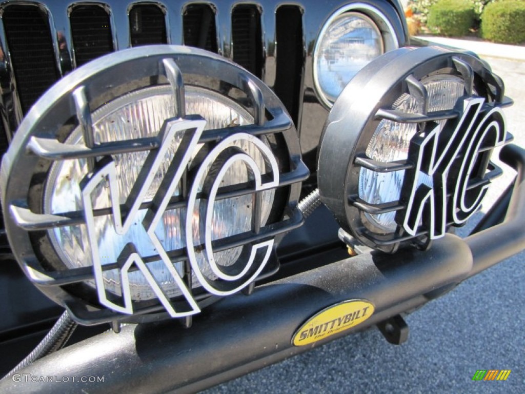 2004 Wrangler SE 4x4 - Black / Dark Slate Gray photo #9