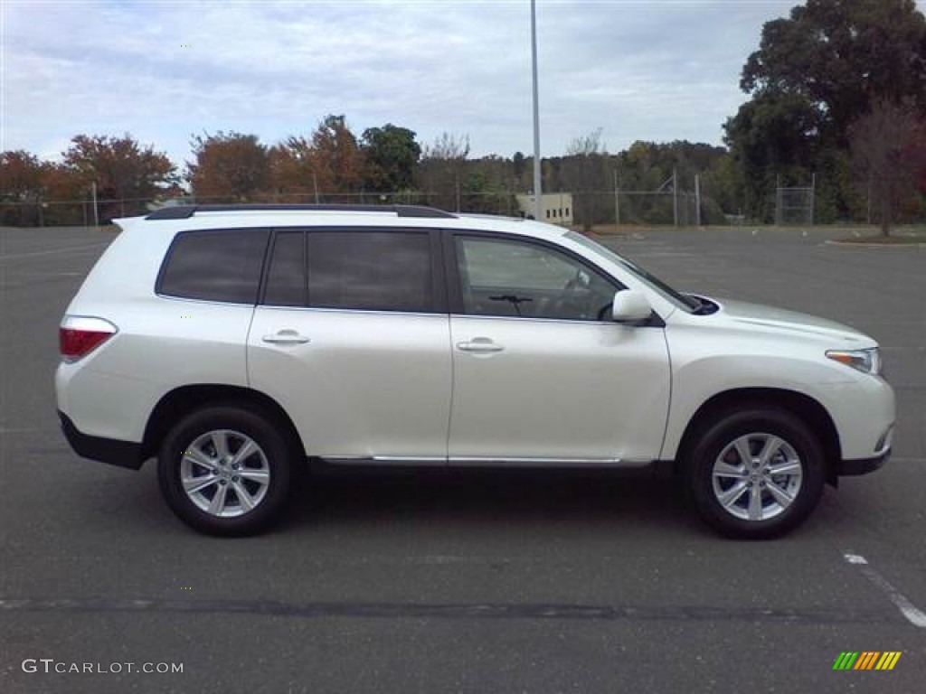 Blizzard White Pearl 2012 Toyota Highlander SE Exterior Photo #55906635