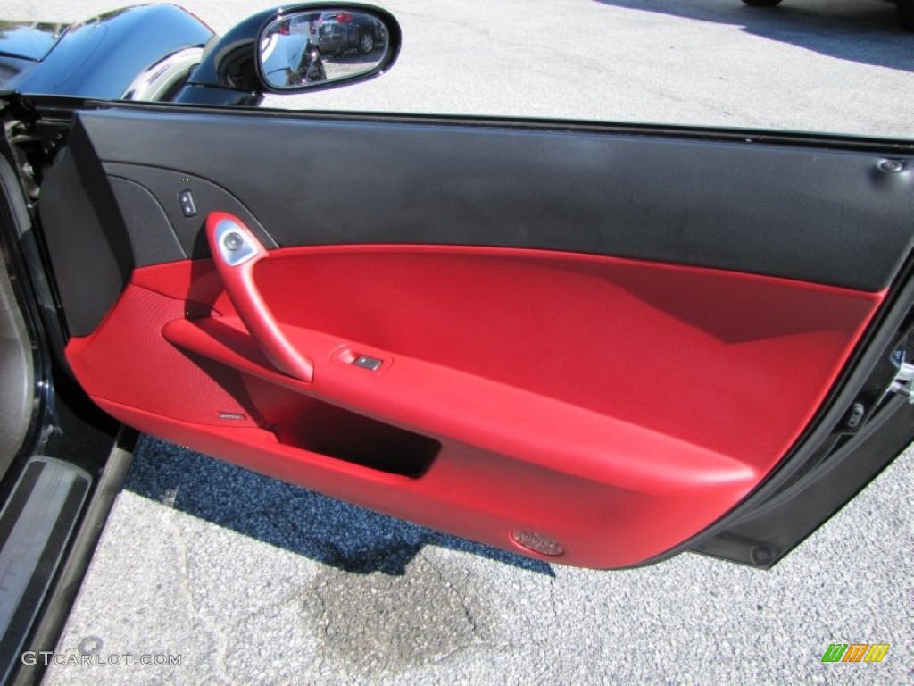 2007 Chevrolet Corvette Convertible Red Door Panel Photo #55906848