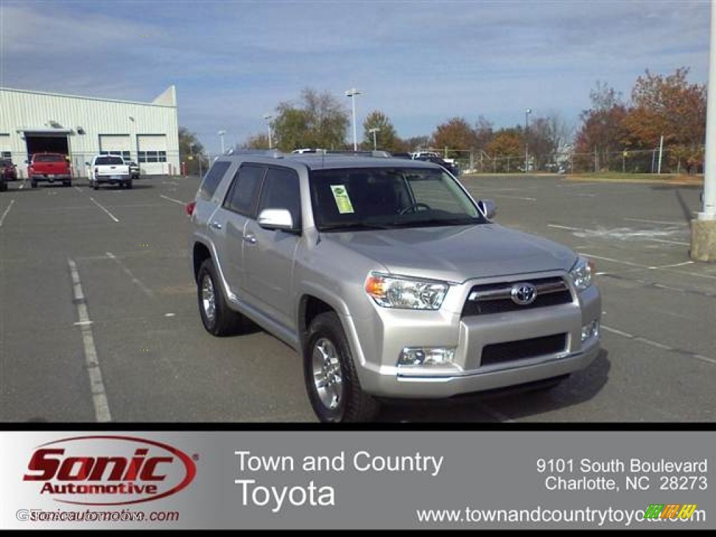 2011 4Runner SR5 4x4 - Classic Silver Metallic / Black Leather photo #1