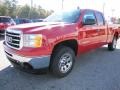 2012 Fire Red GMC Sierra 1500 SL Extended Cab  photo #3