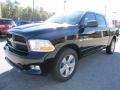 2012 Black Dodge Ram 1500 Express Crew Cab  photo #3