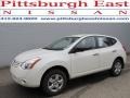 2010 Phantom White Nissan Rogue S AWD  photo #1