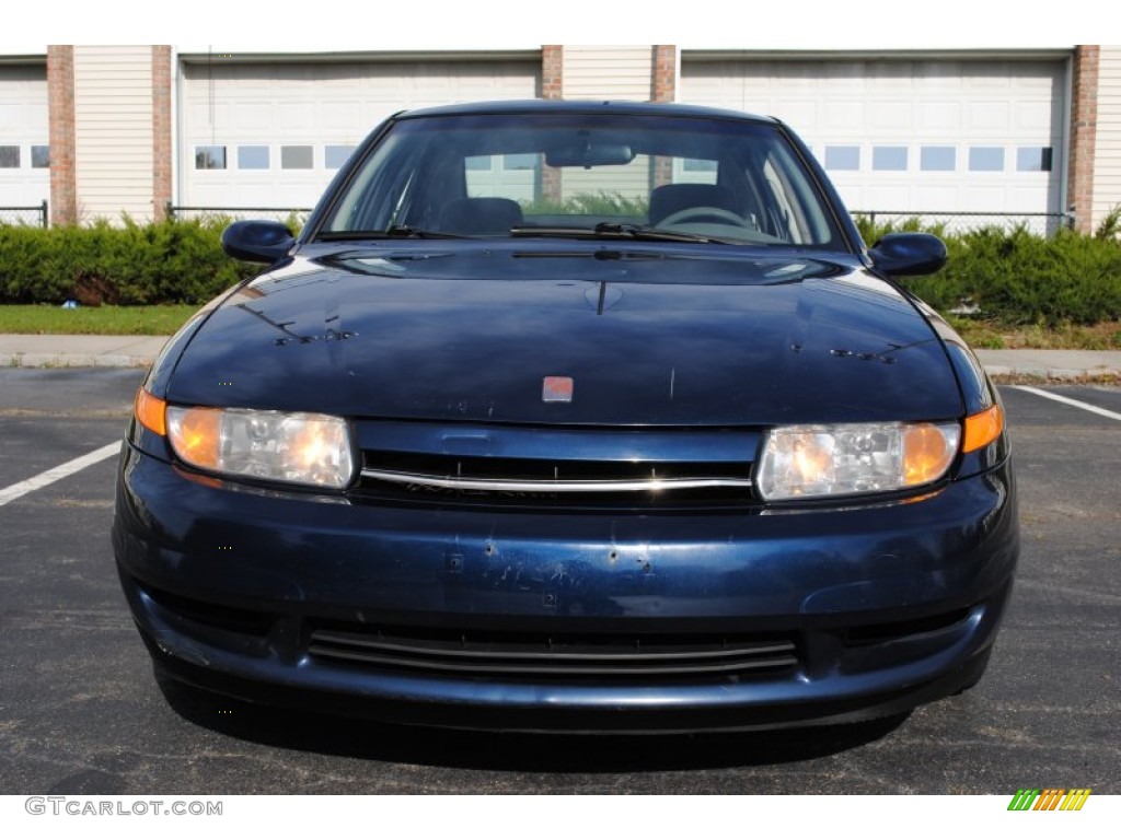 2000 L Series LS1 Sedan - Dark Blue / Gray photo #2