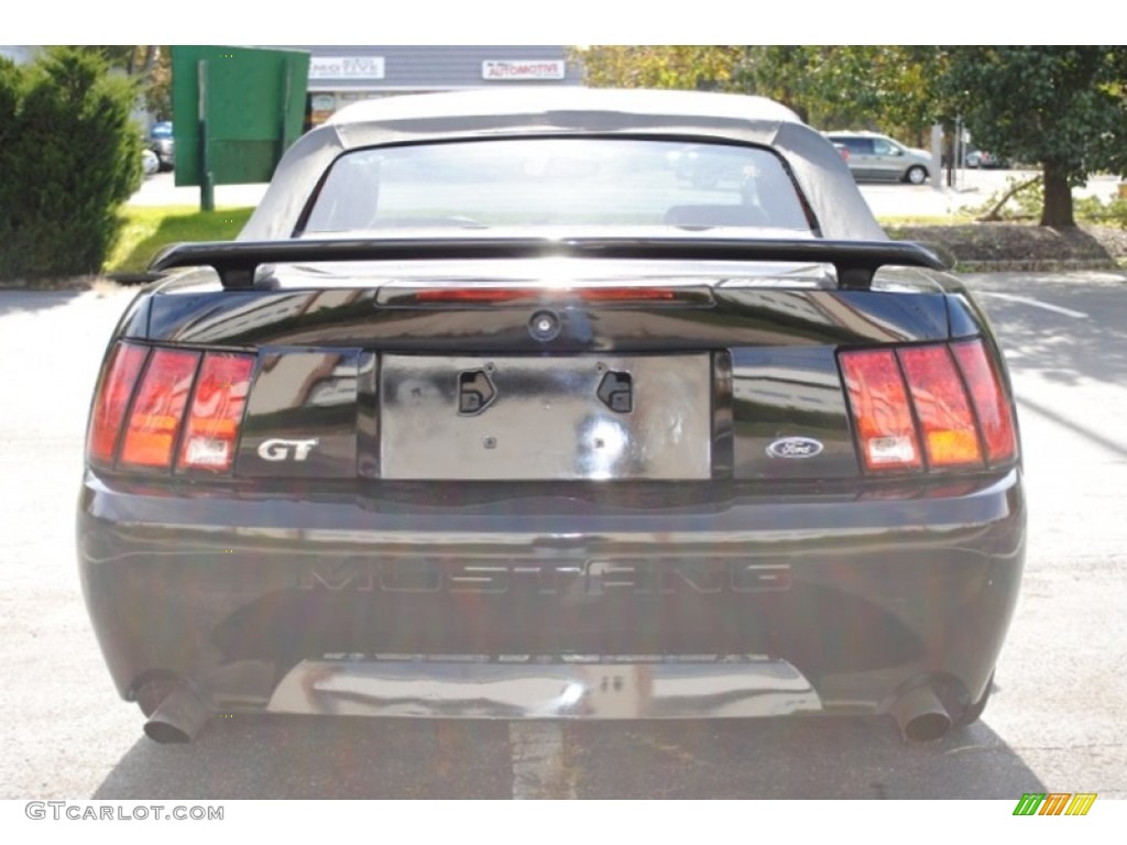 2001 Mustang GT Convertible - Black / Medium Parchment photo #5