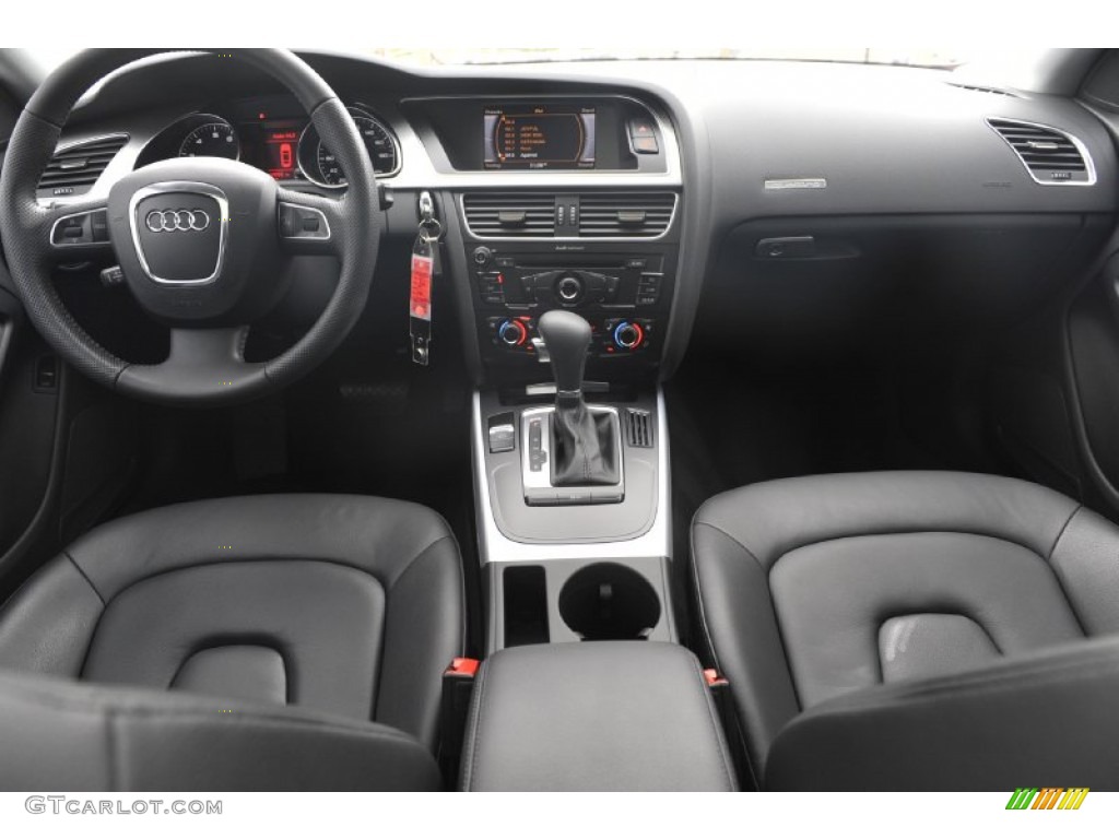 2011 Audi A5 2.0T quattro Coupe Black Dashboard Photo #55909152