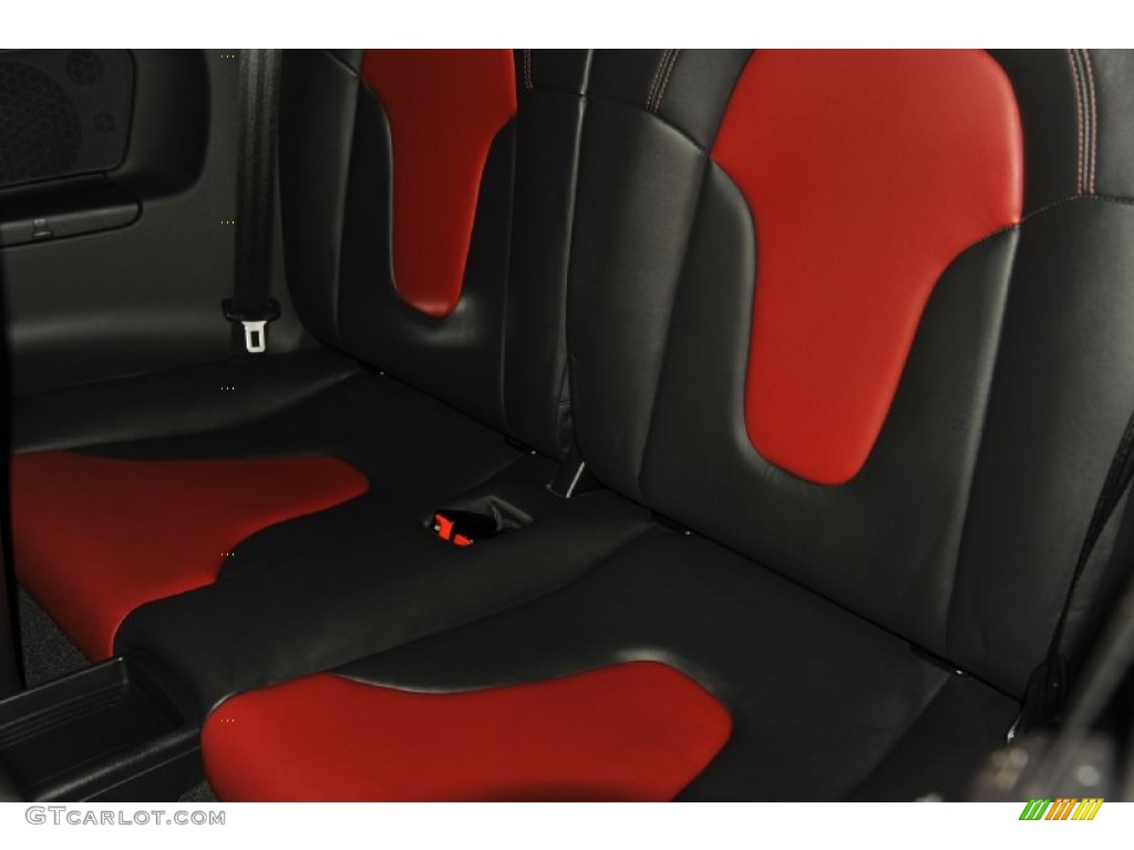 Magma Red Interior 2009 Audi TT S 2.0T quattro Coupe Photo #55909719