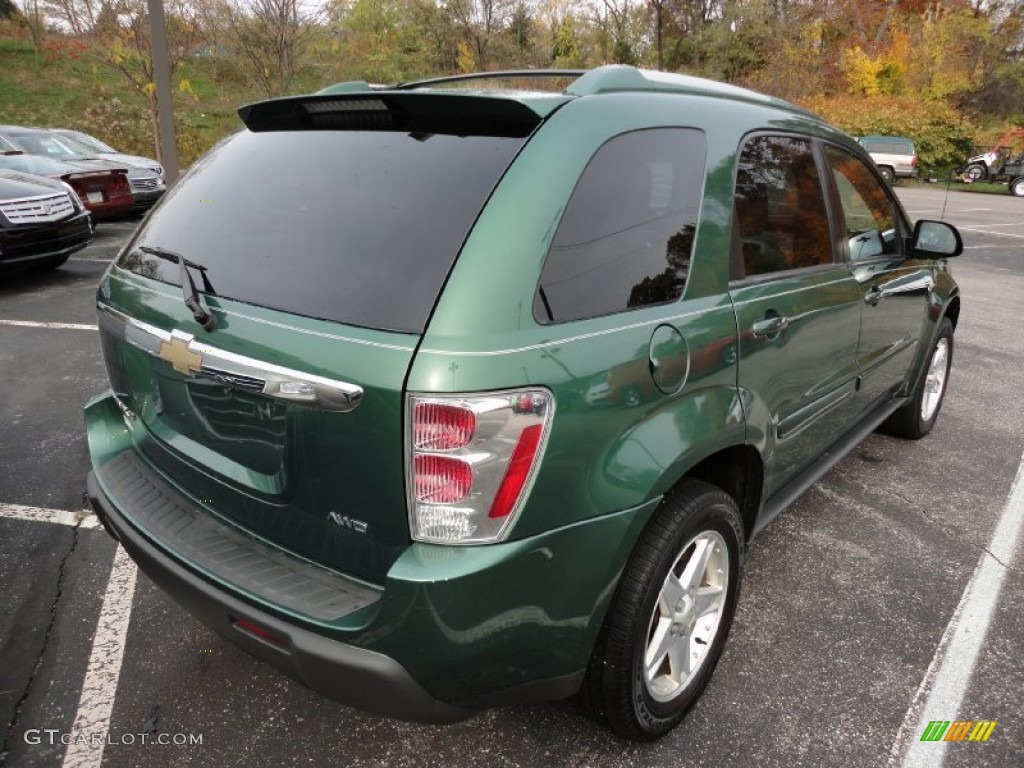 2005 Equinox LT AWD - Meander Green Metallic / Light Cashmere photo #7