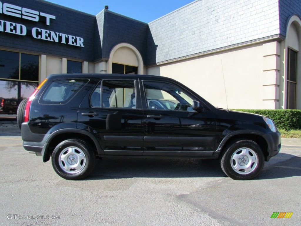 2003 CR-V LX - Nighthawk Black Pearl / Gray photo #4