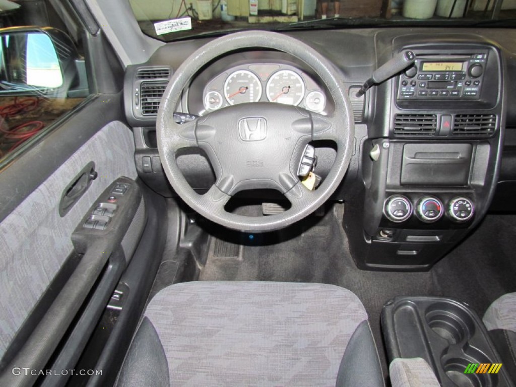 2003 CR-V LX - Nighthawk Black Pearl / Gray photo #14