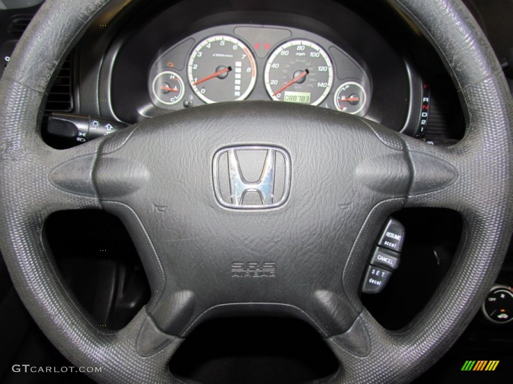 2003 Honda CR-V LX Gray Steering Wheel Photo #55910001