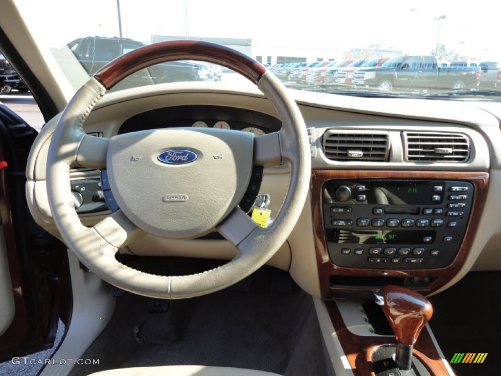 2005 Ford Taurus SEL Wagon Medium/Dark Pebble Dashboard Photo #55910544