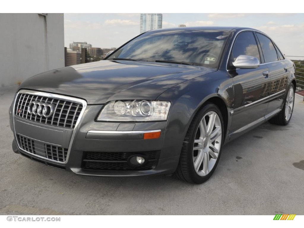 Daytona Gray Pearl Effect 2007 Audi S8 5.2 quattro Exterior Photo #55911345
