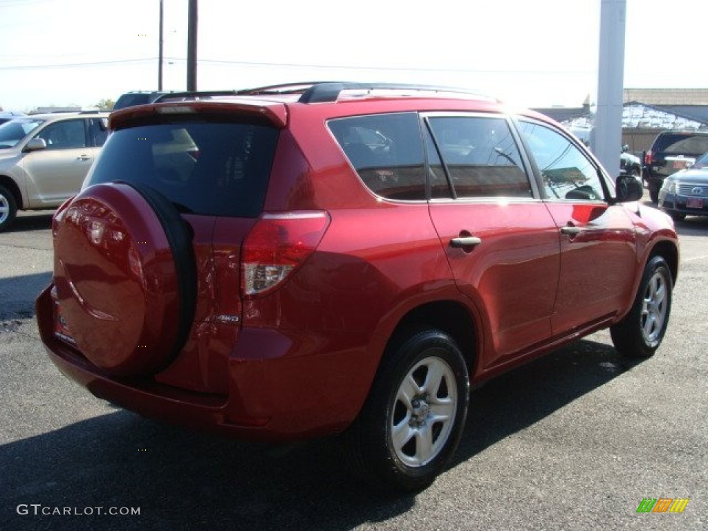 2007 RAV4 4WD - Barcelona Red Pearl / Ash Gray photo #4