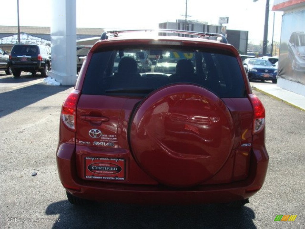 2007 RAV4 4WD - Barcelona Red Pearl / Ash Gray photo #5