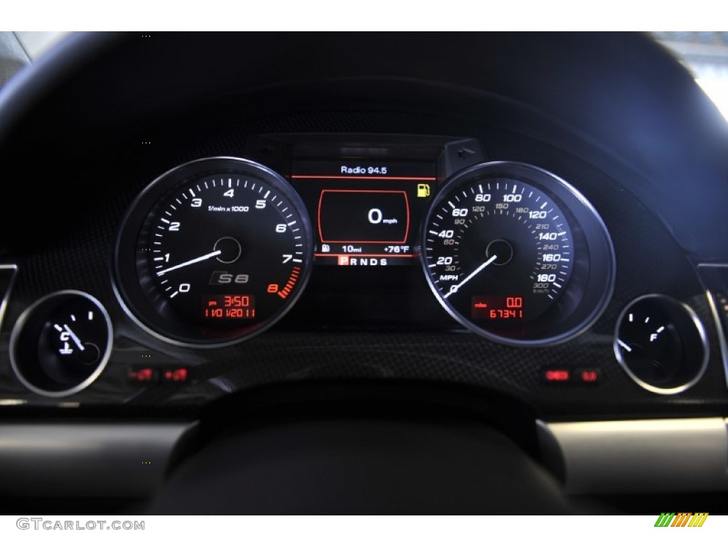 2007 Audi S8 5.2 quattro Gauges Photo #55912002