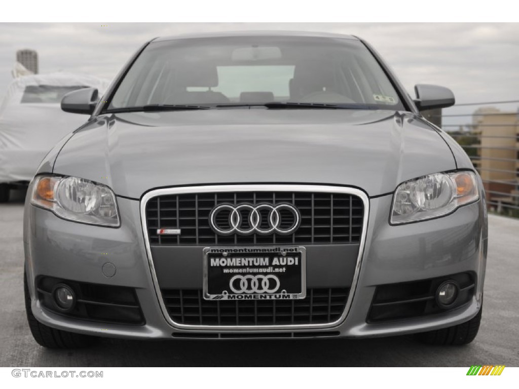 2008 A4 2.0T Special Edition Sedan - Quartz Grey Metallic / Light Gray photo #2