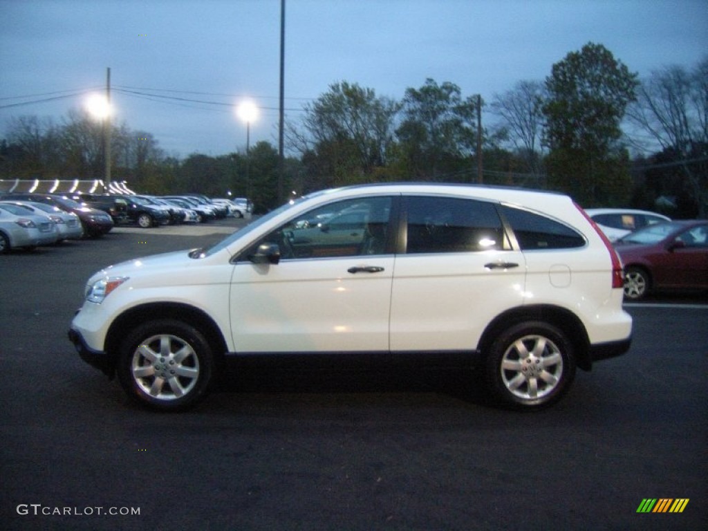 2009 CR-V EX 4WD - Taffeta White / Gray photo #2
