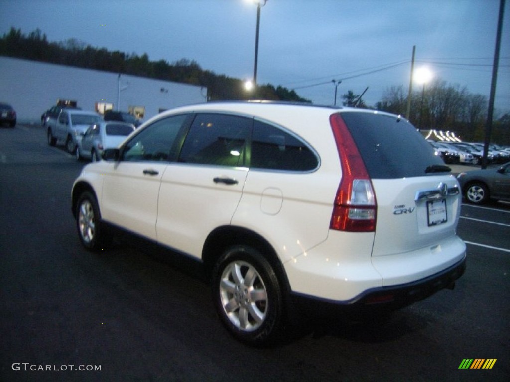 2009 CR-V EX 4WD - Taffeta White / Gray photo #3