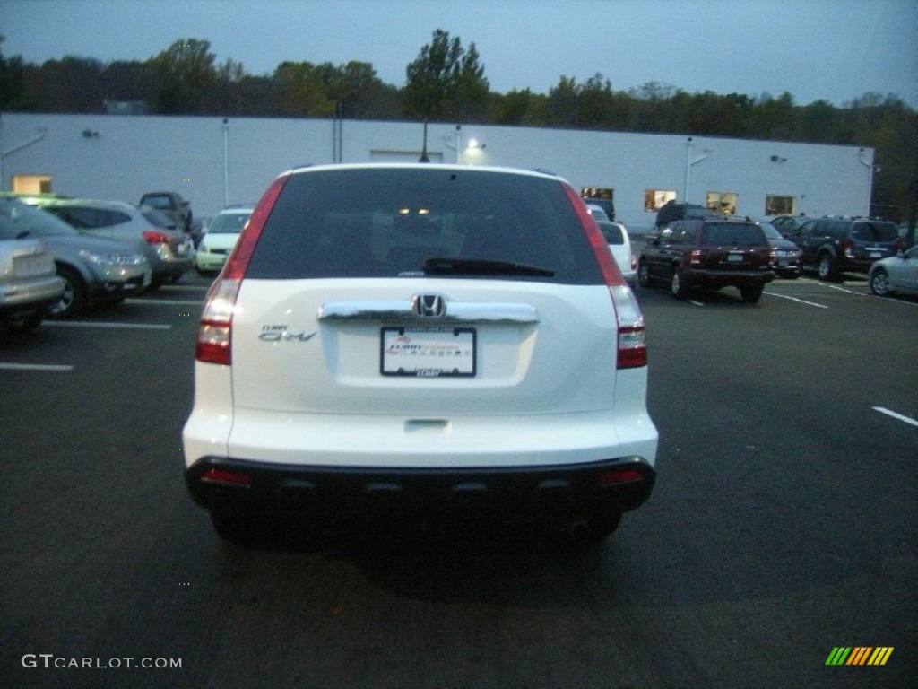2009 CR-V EX 4WD - Taffeta White / Gray photo #4