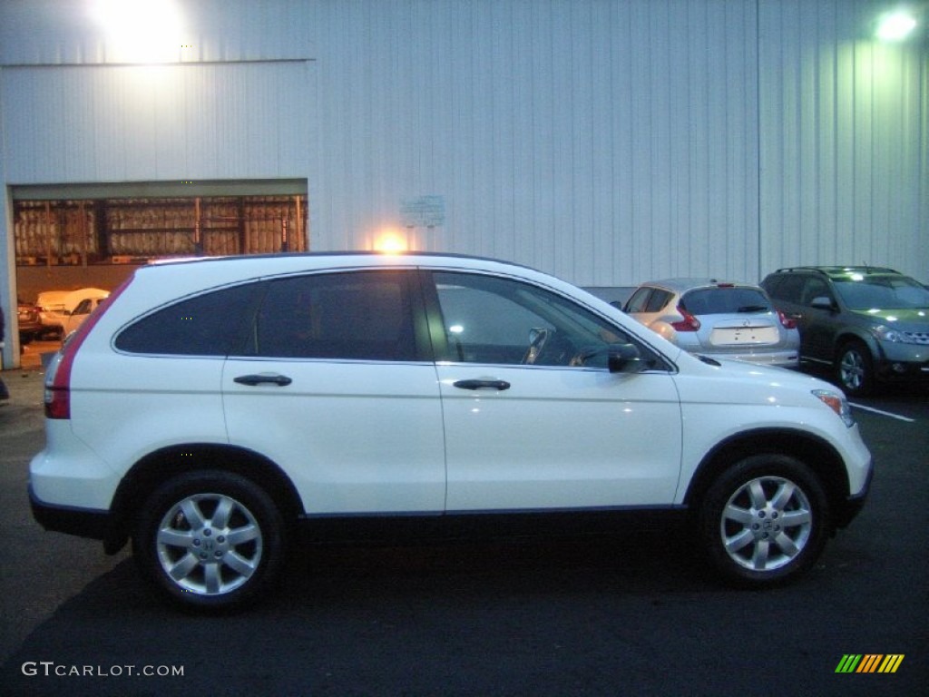 2009 CR-V EX 4WD - Taffeta White / Gray photo #6