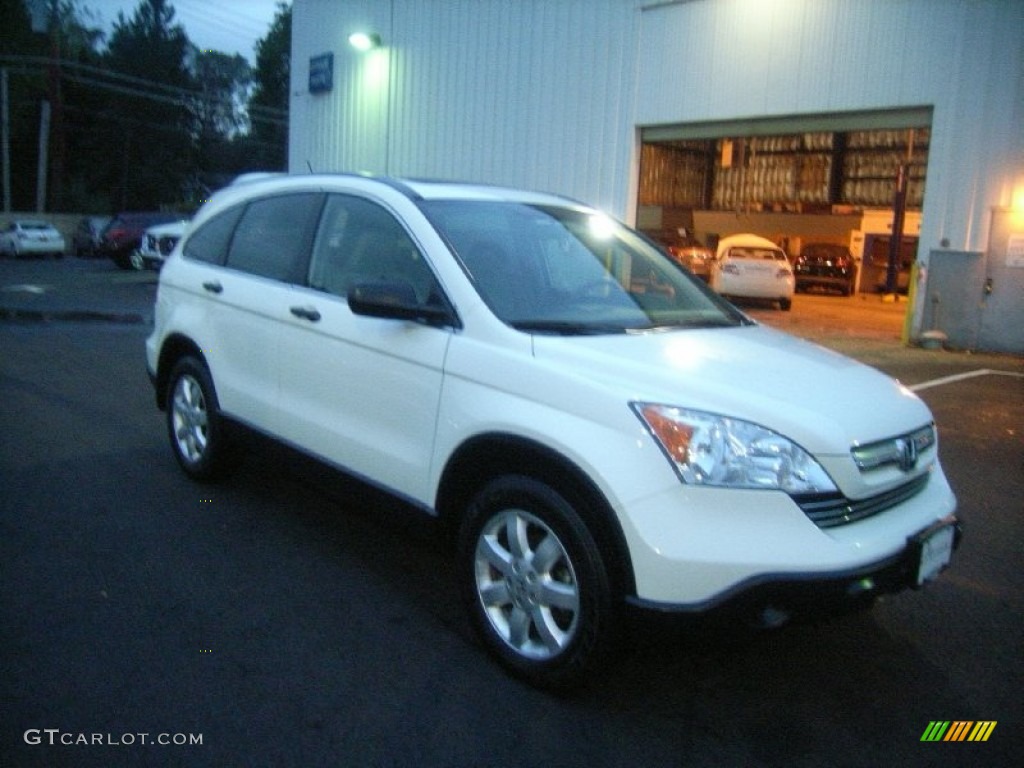 2009 CR-V EX 4WD - Taffeta White / Gray photo #7