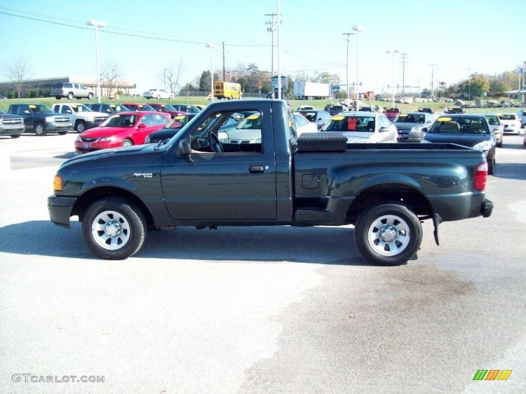 Dark Green Metallic 2004 Ford Ranger XLT Regular Cab Exterior Photo #55913280