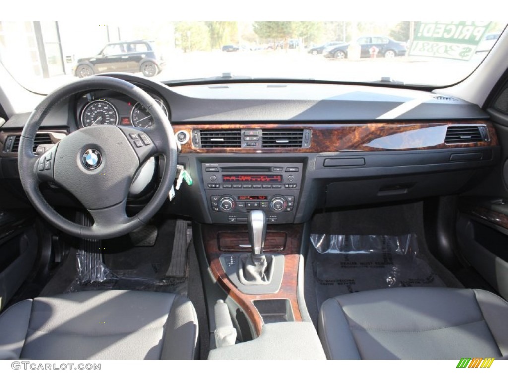 2008 3 Series 335i Sedan - Sparkling Graphite Metallic / Black photo #20