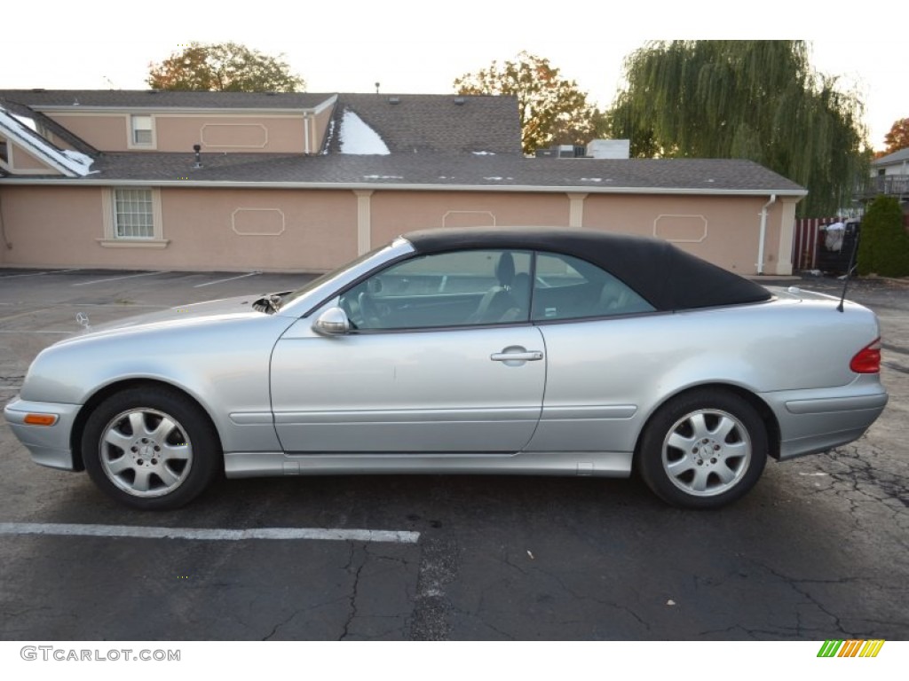 Brilliant Silver Metallic 2002 Mercedes-Benz CLK 320 Cabriolet Exterior Photo #55914123