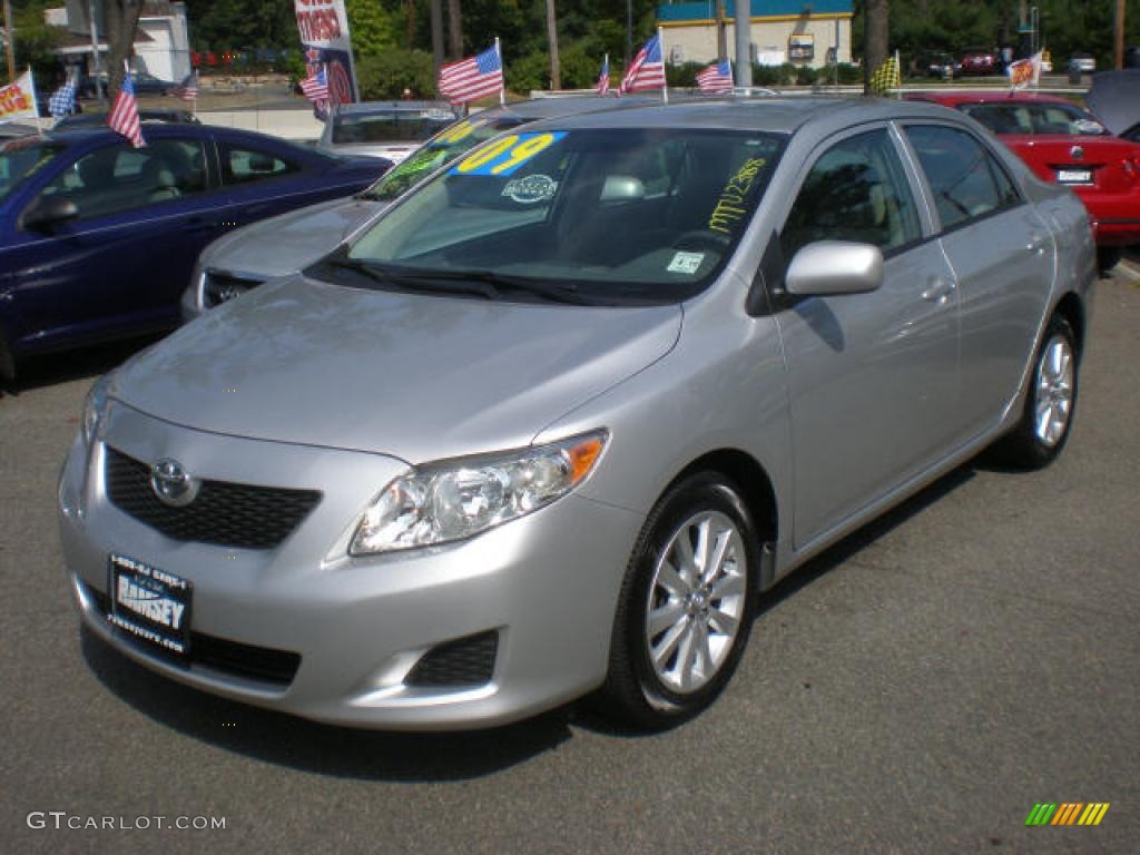 2009 Corolla LE - Classic Silver Metallic / Ash photo #1