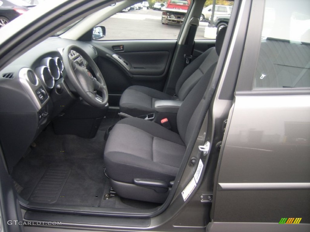 Graphite Black Interior 2006 Pontiac Vibe AWD Photo #55915416