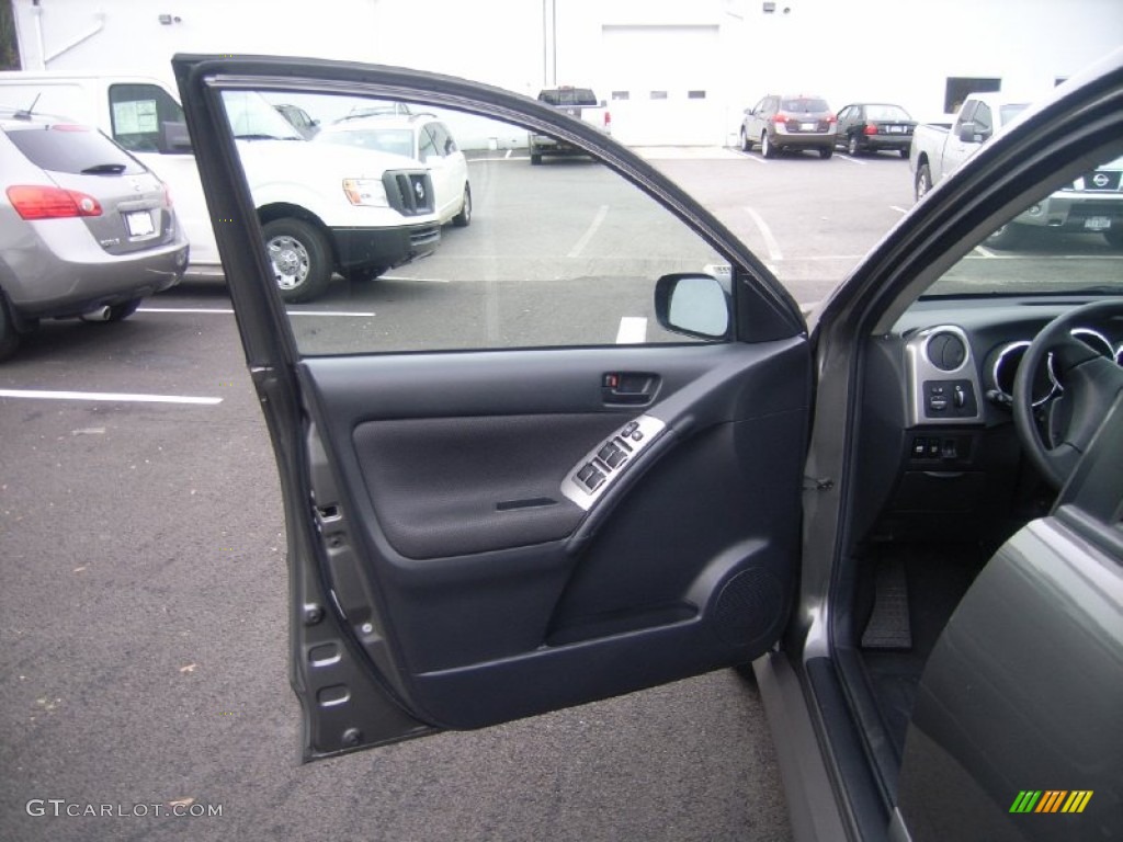 2006 Pontiac Vibe AWD Graphite Black Door Panel Photo #55915461