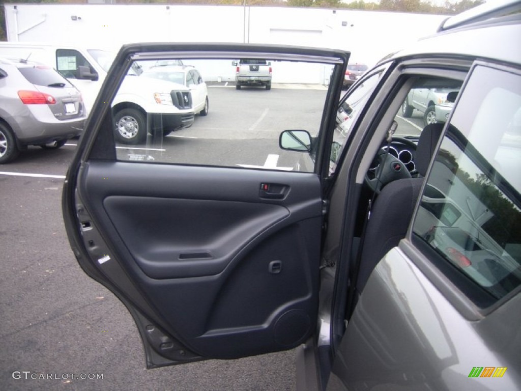 2006 Pontiac Vibe AWD Graphite Black Door Panel Photo #55915470
