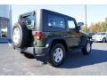 2008 Jeep Green Metallic Jeep Wrangler X 4x4  photo #3