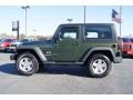 2008 Jeep Green Metallic Jeep Wrangler X 4x4  photo #5